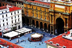 Plaza de la República en Florencia