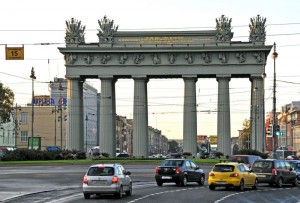 Avenida de Moscú en San Petersburgo