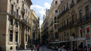 calle Trapería en Murcia